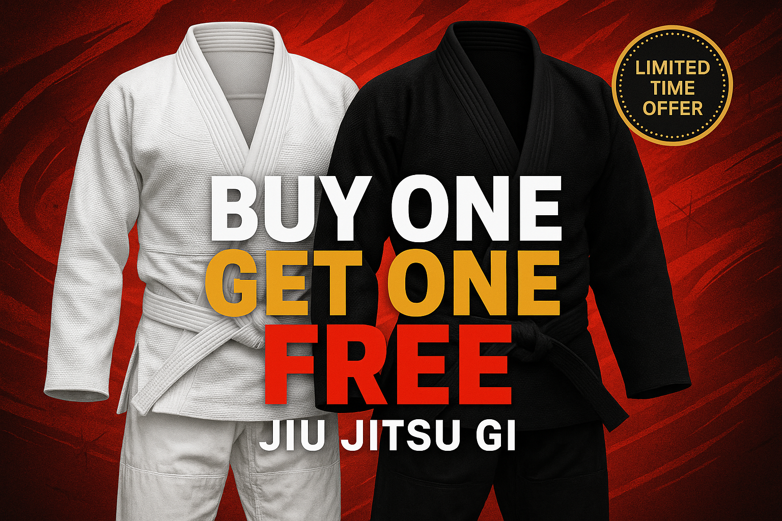 BUY ONE GET ONE FREE JIU JTISU GI