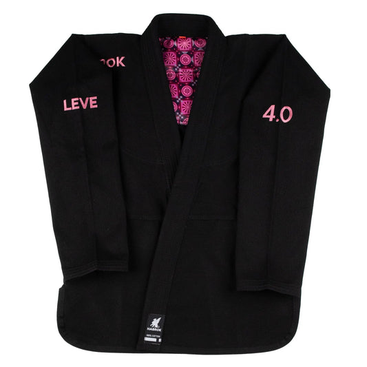 Leve 4.0 | Comp Cut | Premium Ultra Light Weight | BLACK Jiu Jitsu Gi