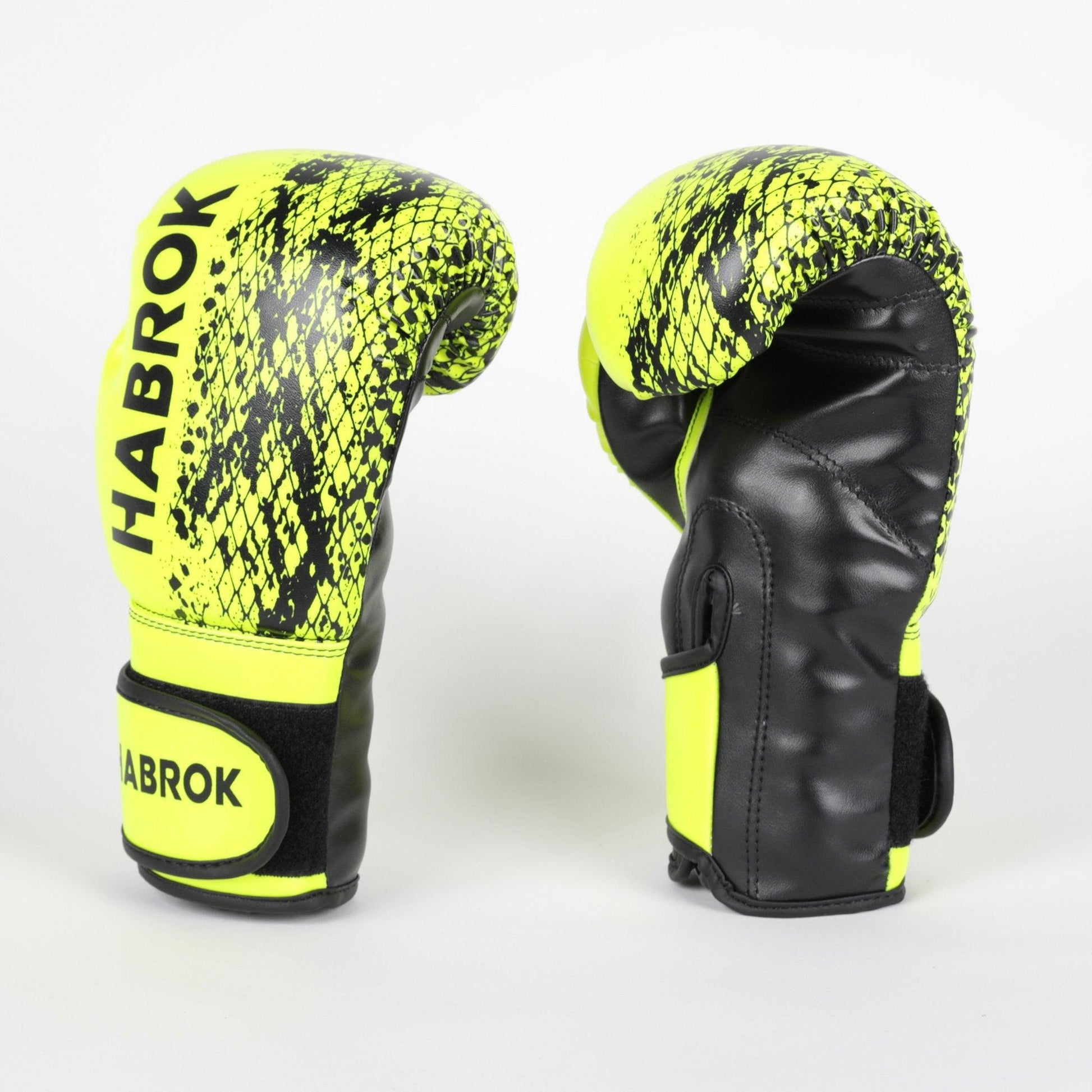 X1 | Kids Boxing Gloves | Habrok | Yellow Boxing Gloves