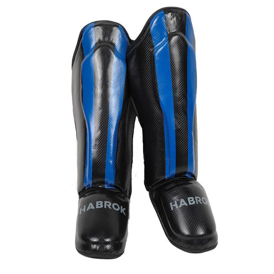 XT 2.0 | Shin Guard | Habrok | MMA | Boxing | Muay Thai | Blue Blue Shin Guard