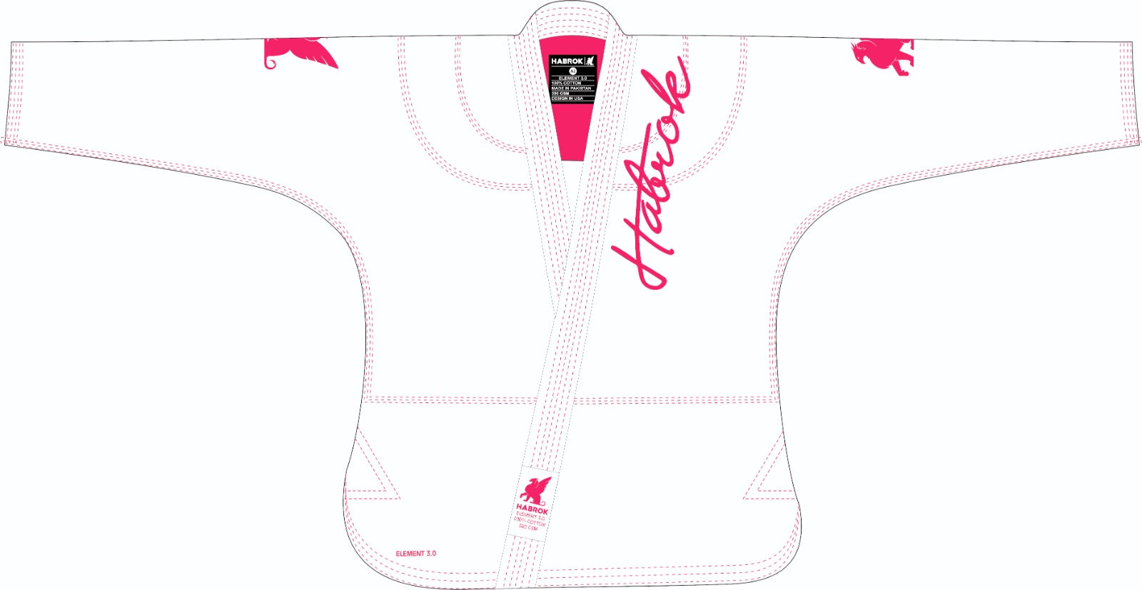 Element 3.0 | Ultra Lightweight | Pro Comp | WHITE Jiu Jitsu Gi