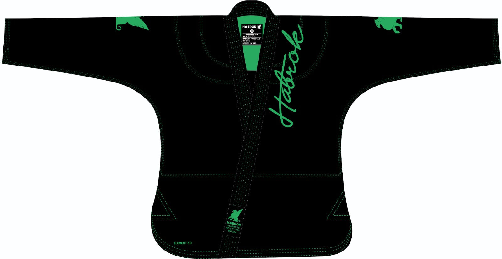 Element 3.0 | Ultra Lightweight | Pro Comp | BLACK Jiu Jitsu Gi