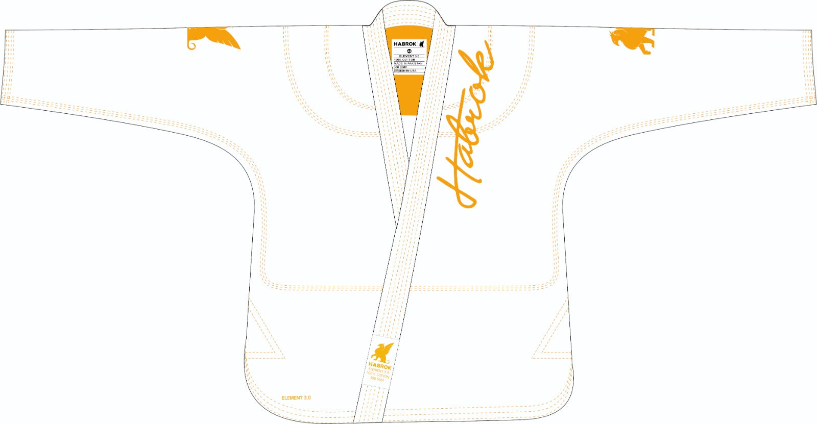 Element 3.0 | Ultra Lightweight | Pro Comp | WHITE Jiu Jitsu Gi