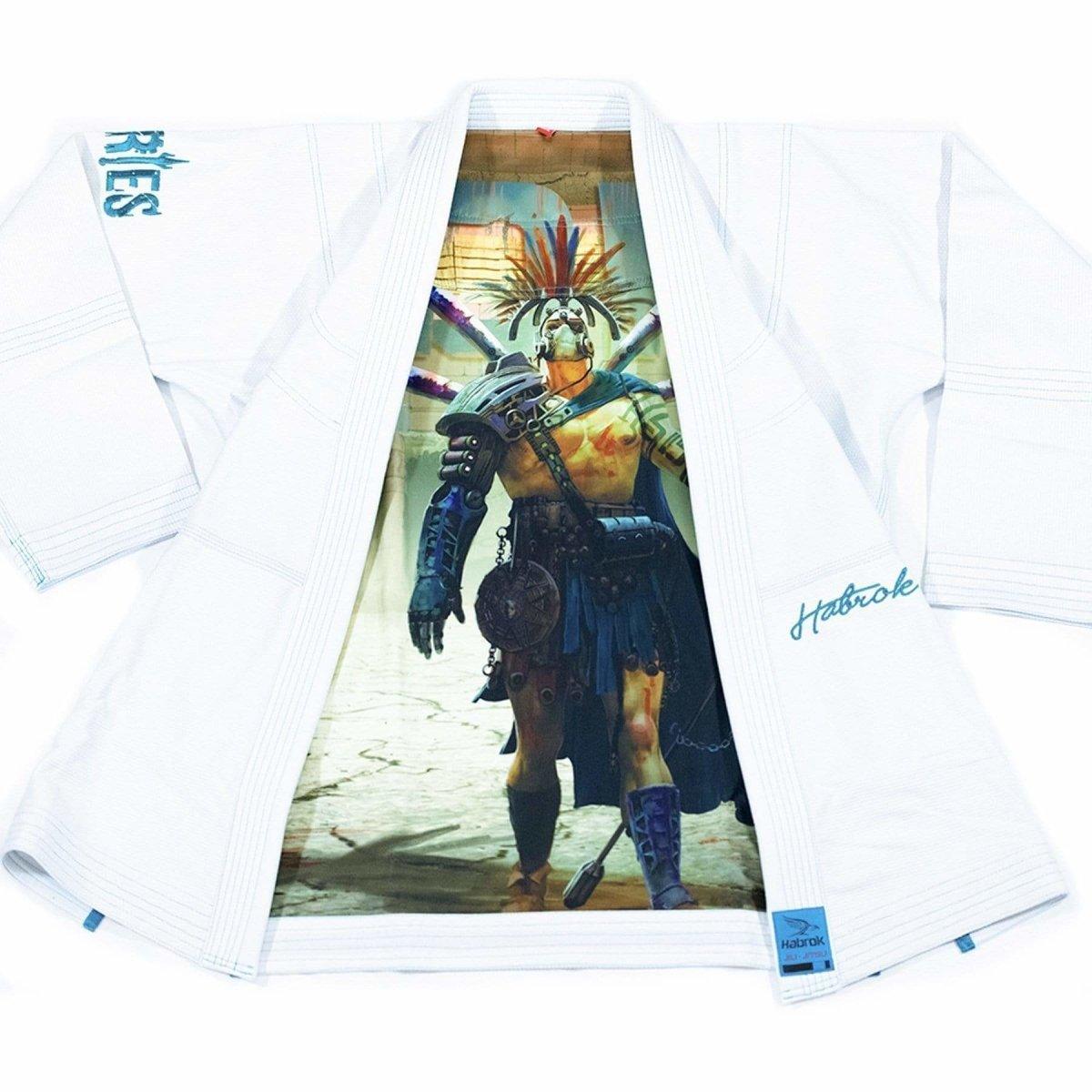 Ares | The Apocalypse Gladiator | BJJ GI | Youth | White WHITE Jiu Jitsu Gi
