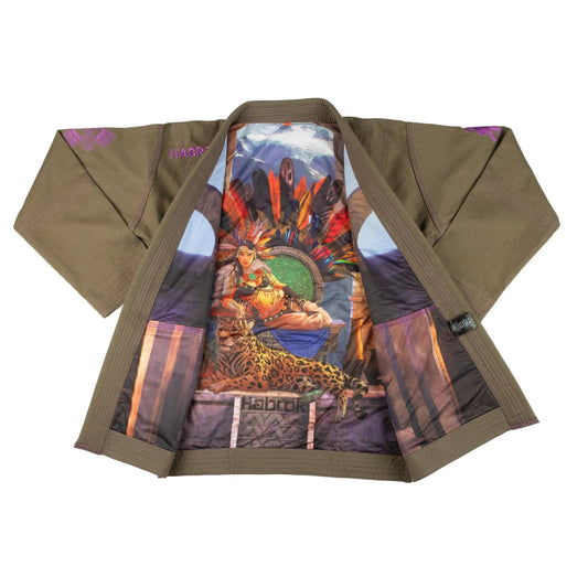 Aztec Jaguar | Limited Edition | MILITARY OLIVE Jiu Jitsu Gi