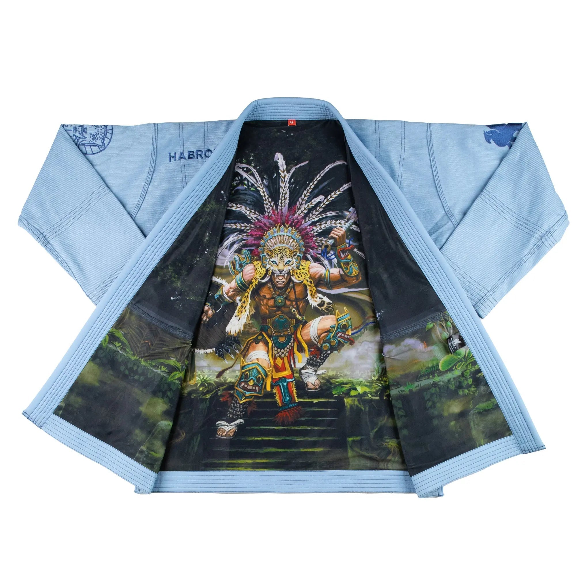 Aztec Jaguar| Limited Edition | Airy Blue Jiu Jitsu Gi