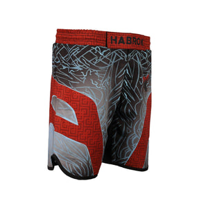 CELTIC | MMA & Grappling Shorts | Habrok RED Shorts