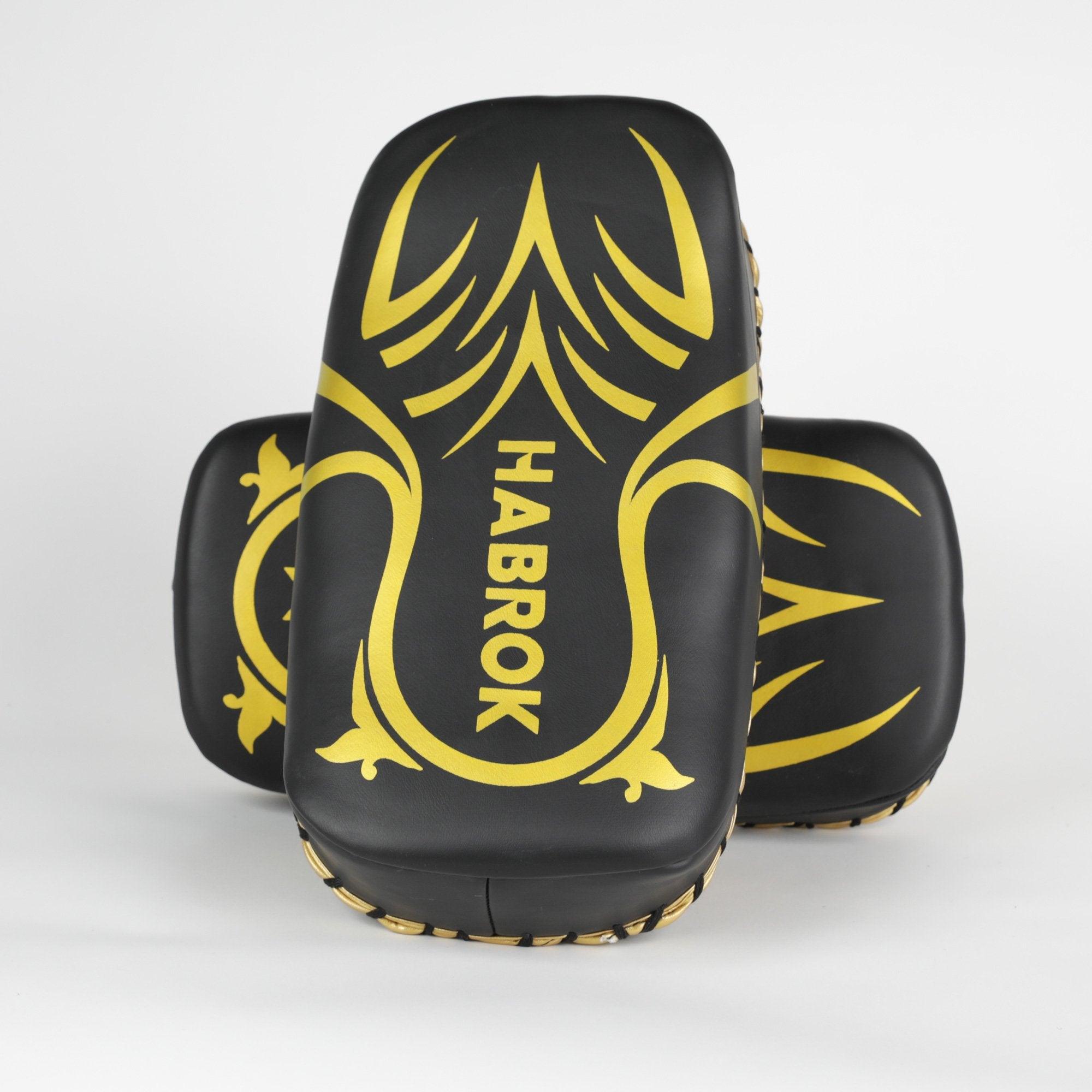 Centurion Thai Kick Pad | Habrok | Pair BLACK Kick Pads