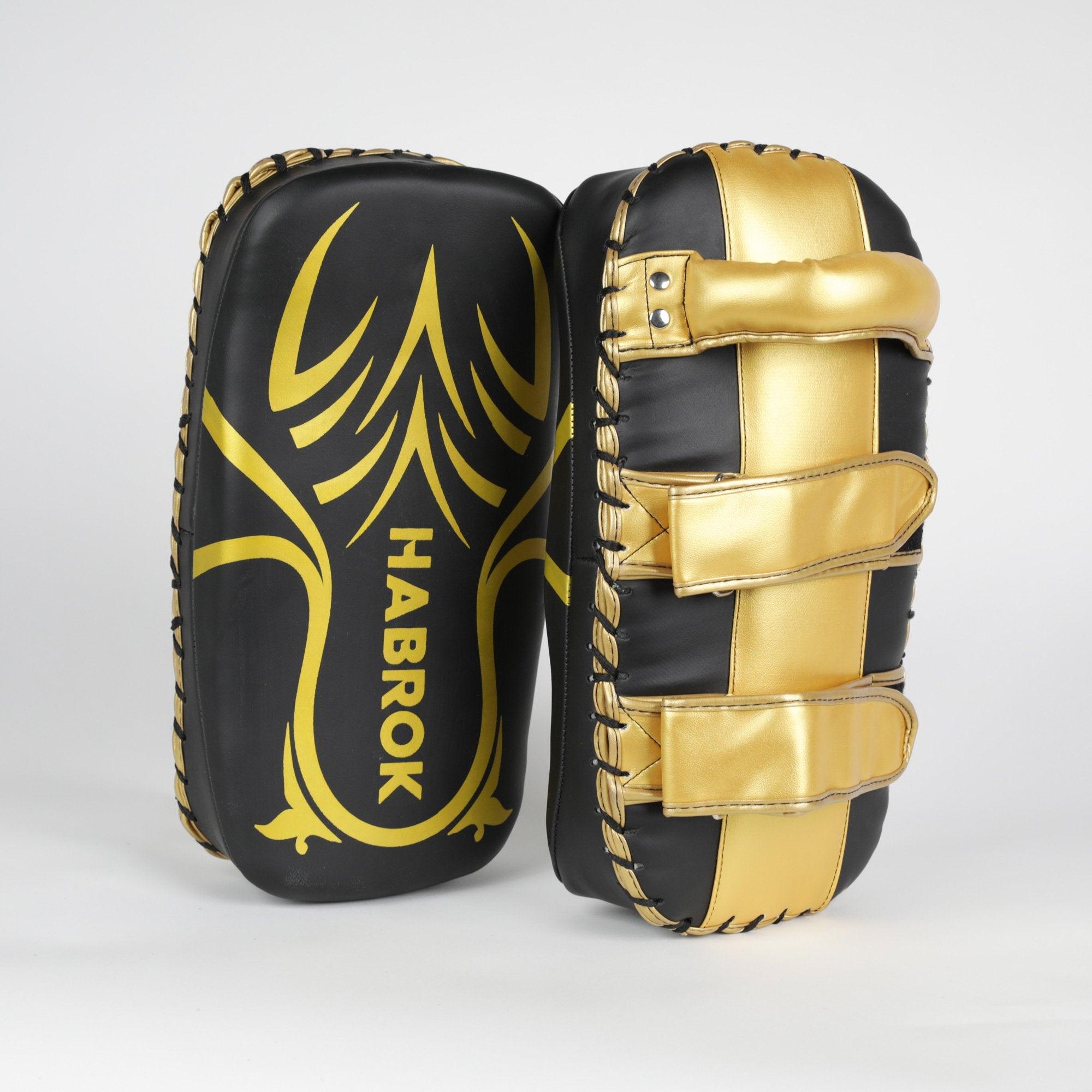 Centurion Thai Kick Pad | Habrok | Pair BLACK Kick Pads