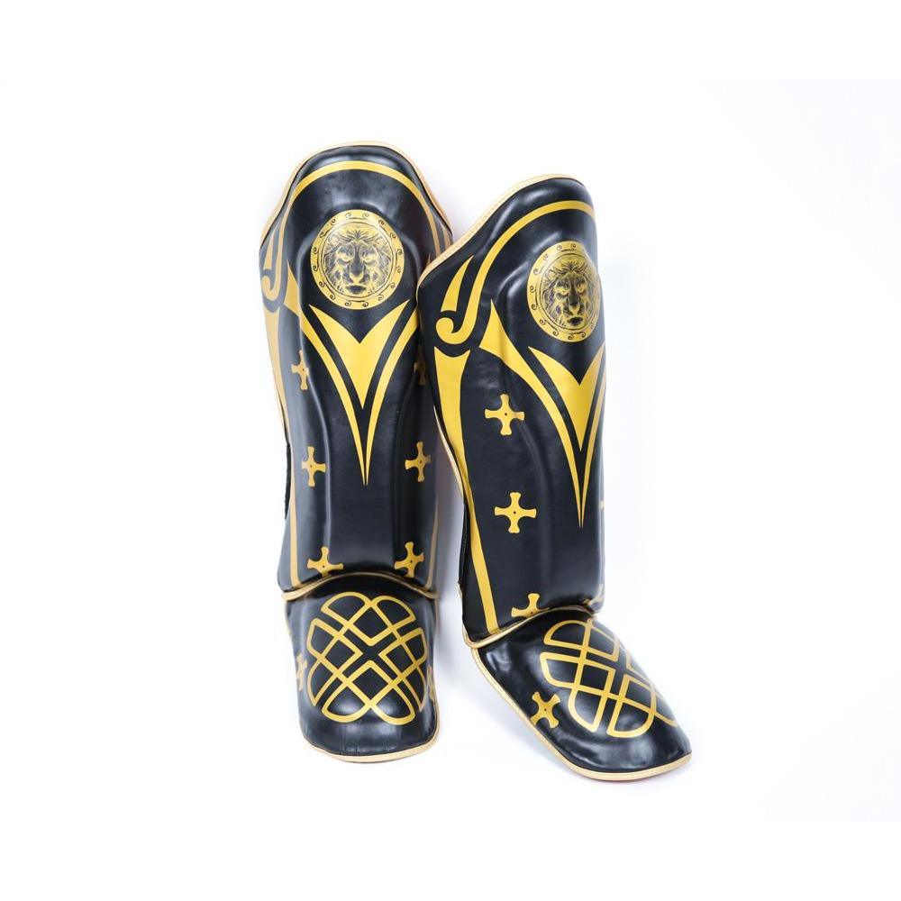 Centurion X | Shin Guard | Habrok | MMA | Boxing | Muay Thai Black Shin Guard