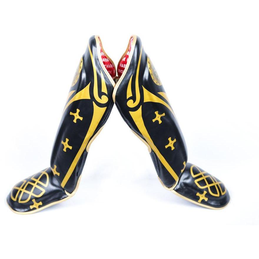 Centurion X | Shin Guard | Habrok | MMA | Boxing | Muay Thai Black Shin Guard