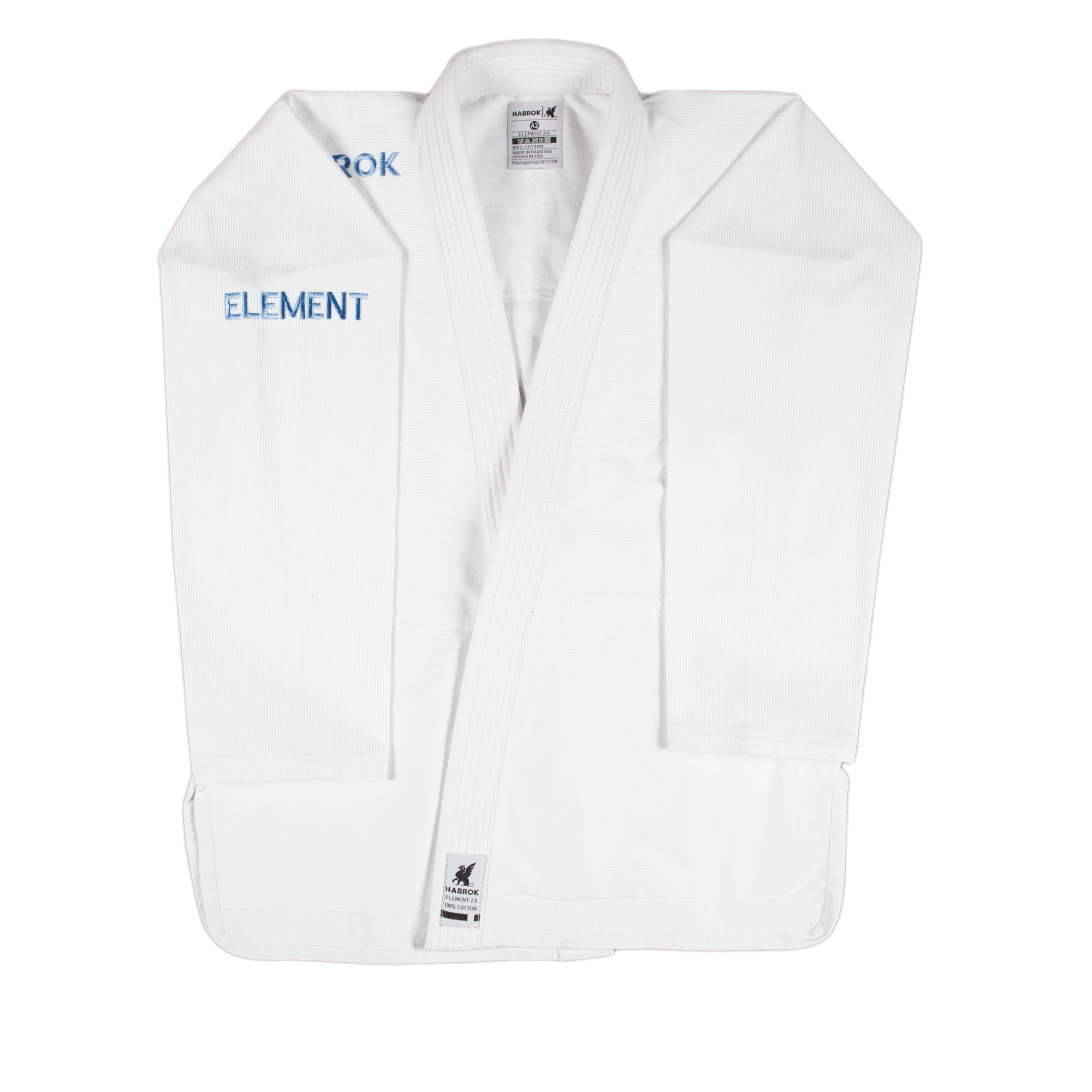 Element 2.0 | Premium Ultra Light Weight BJJ GI | WHITE W AIR FORCE BLUE Jiu Jitsu Gi