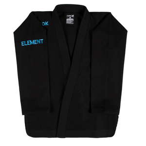 Element 2.0 | Premium Ultra Light Weight BJJ GI Women | Black W Eastern Blue Jiu Jitsu Gi