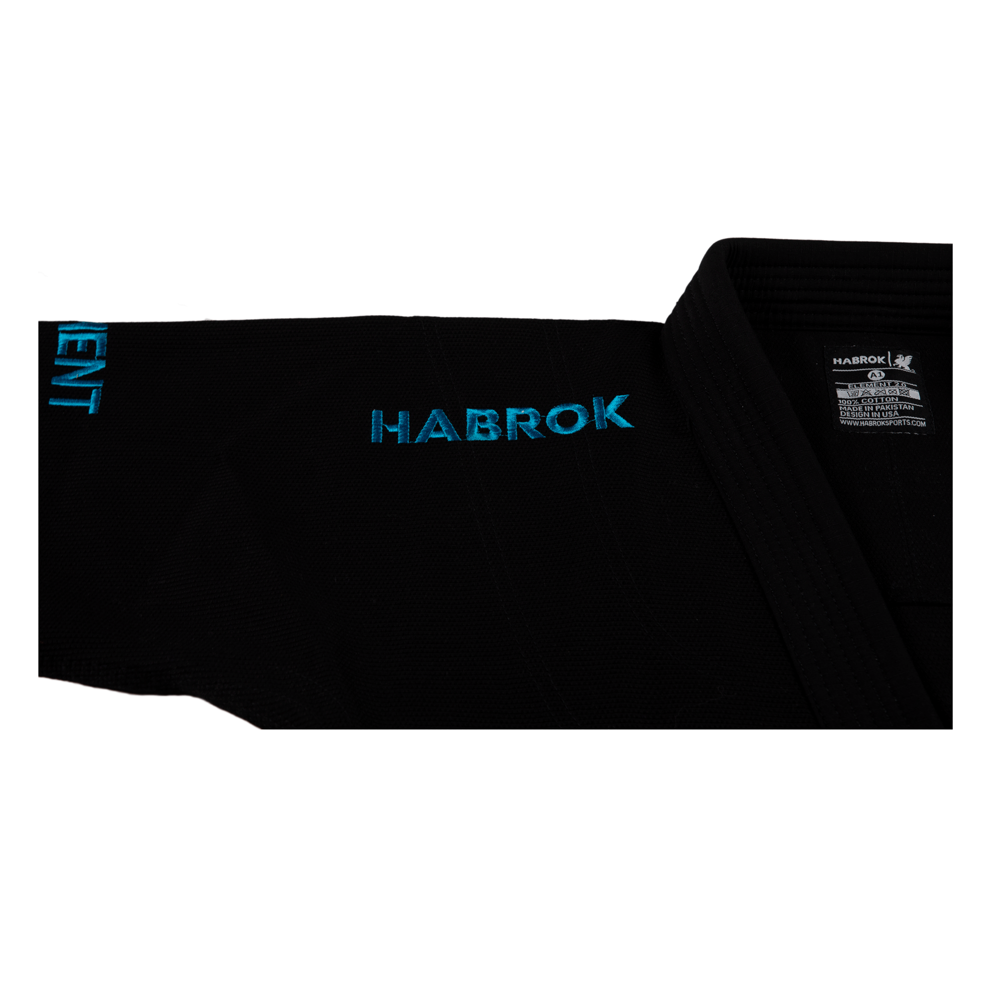 Element 2.0 | Premium Ultra Light Weight BJJ GI Women | Black W Eastern Blue Jiu Jitsu Gi