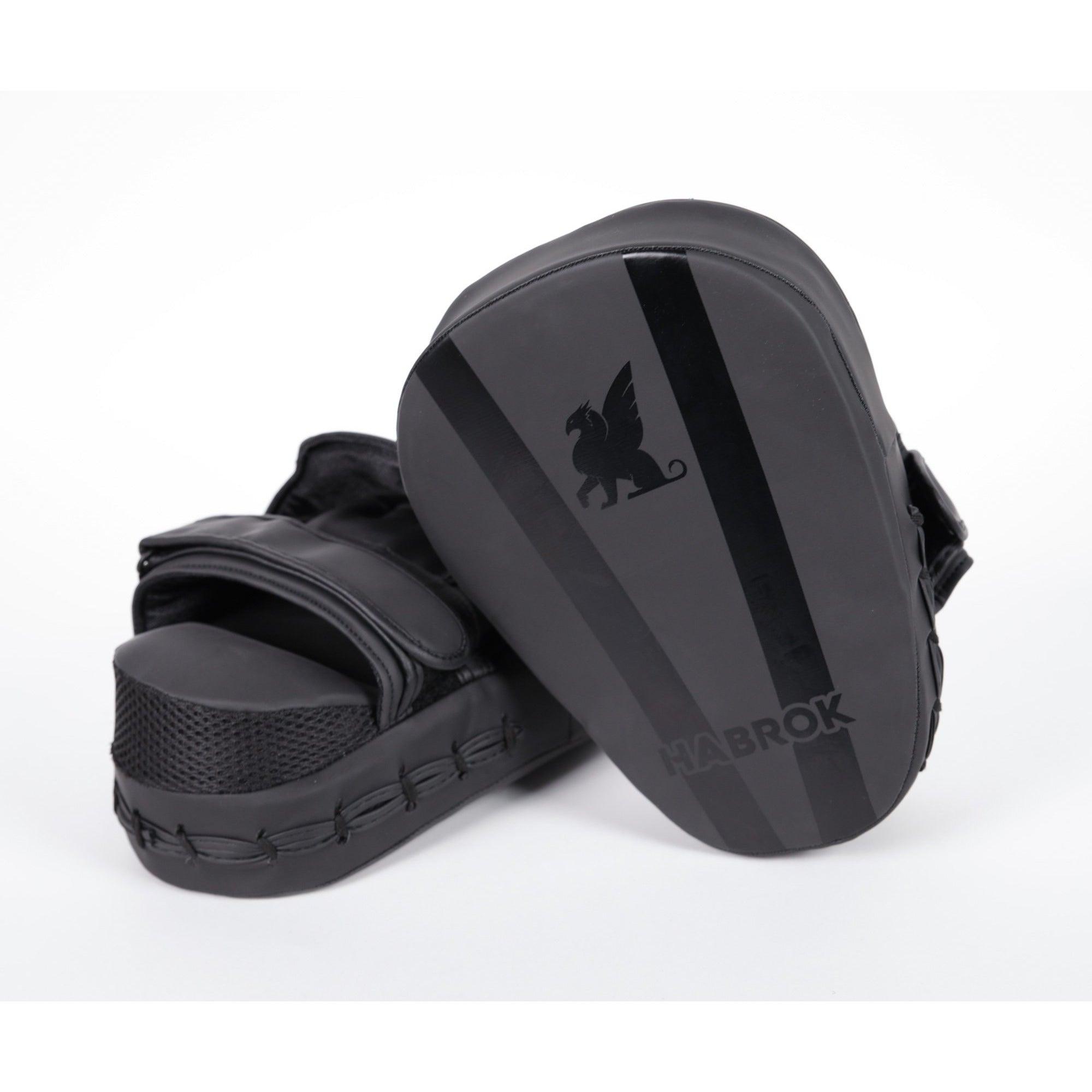 GEN 1.0 | Focus Punching Mitts | Pair | Matte Black | Habrok | MMA Matte Black Focus Mitts
