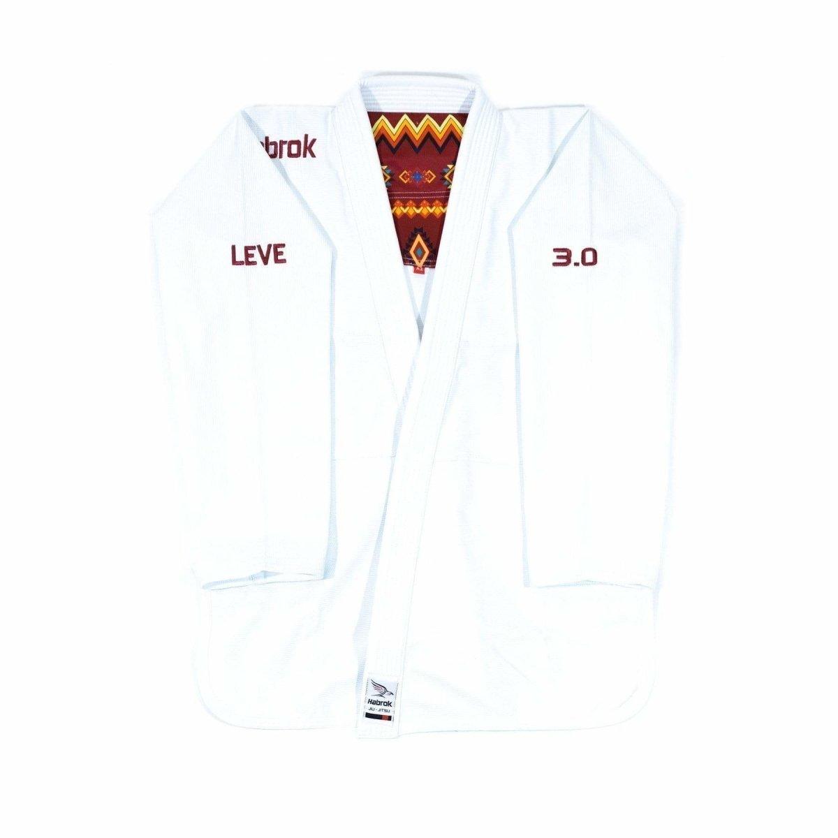 Leve 3.0 | BJJ GI | Premium Ultra Light | Men | White WHITE Jiu Jitsu Gi