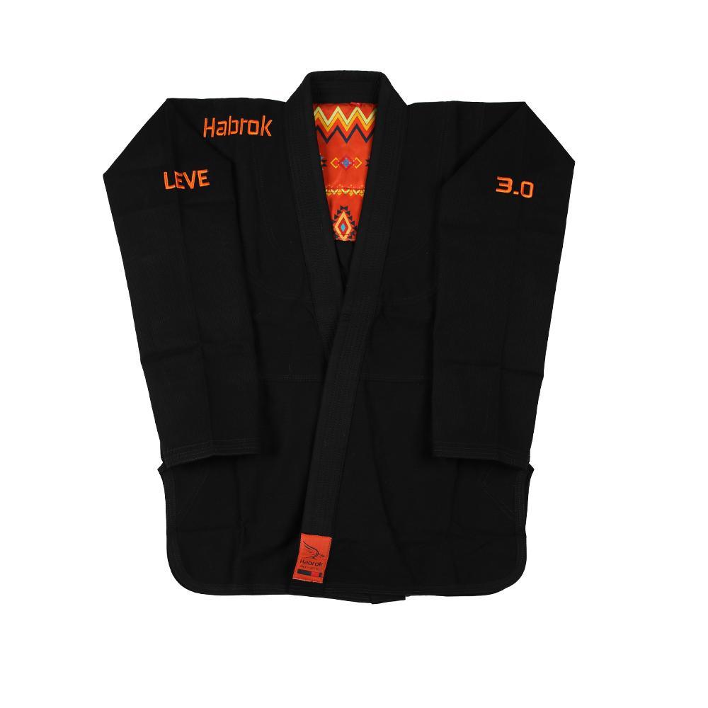 Leve 3.0 | Premium Ultra Light | BJJ GI | Men | Black BLACK Jiu Jitsu Gi