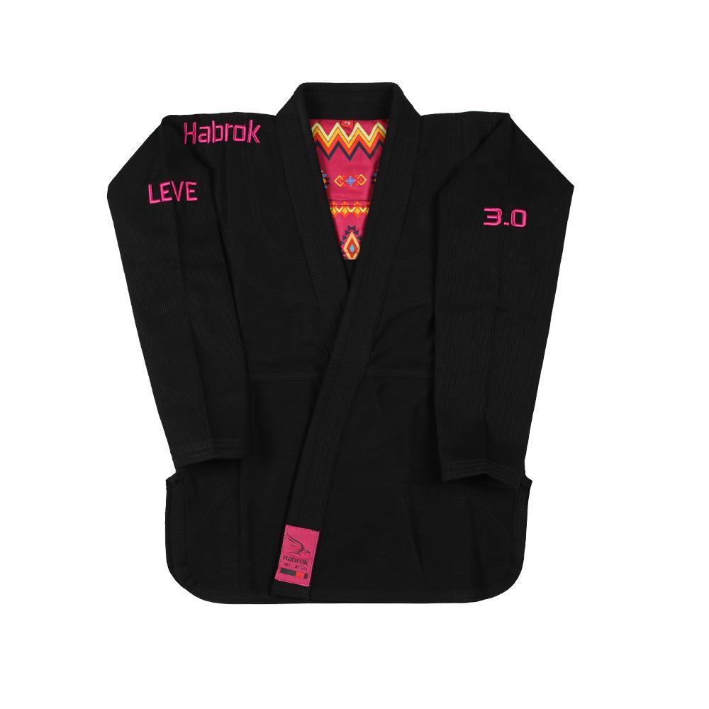Leve 3.0 | Premium Ultra Light | BJJ GI | Women | Black BLACK Jiu Jitsu Gi