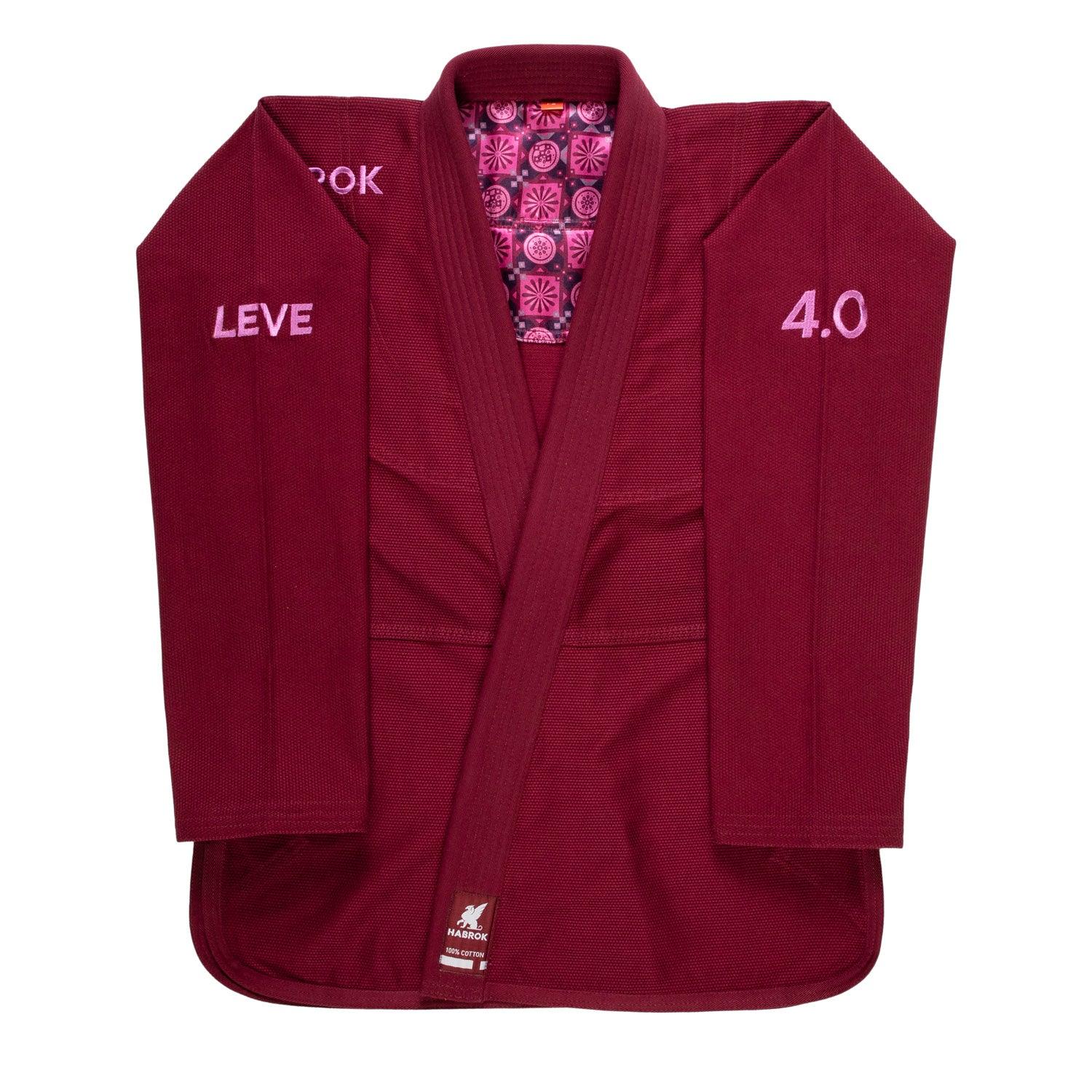 Leve 4.0 | BJJ GI Kids | Premium Ultra Light Weight | Limited Edition Tawny Port Jiu Jitsu Gi