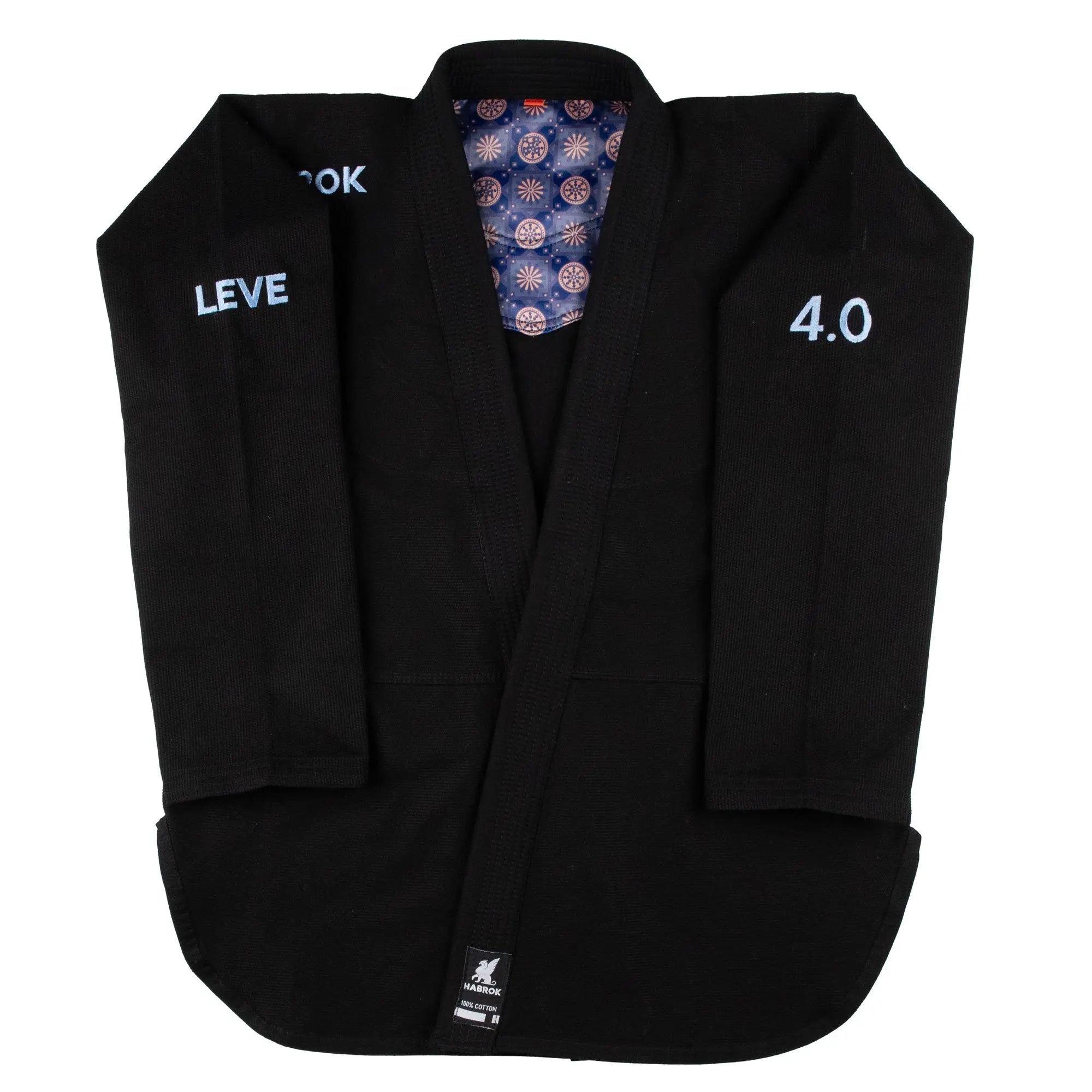 Leve 4.0 | Comp Cut | Premium Ultra Light Weight | BLACK Jiu Jitsu Gi