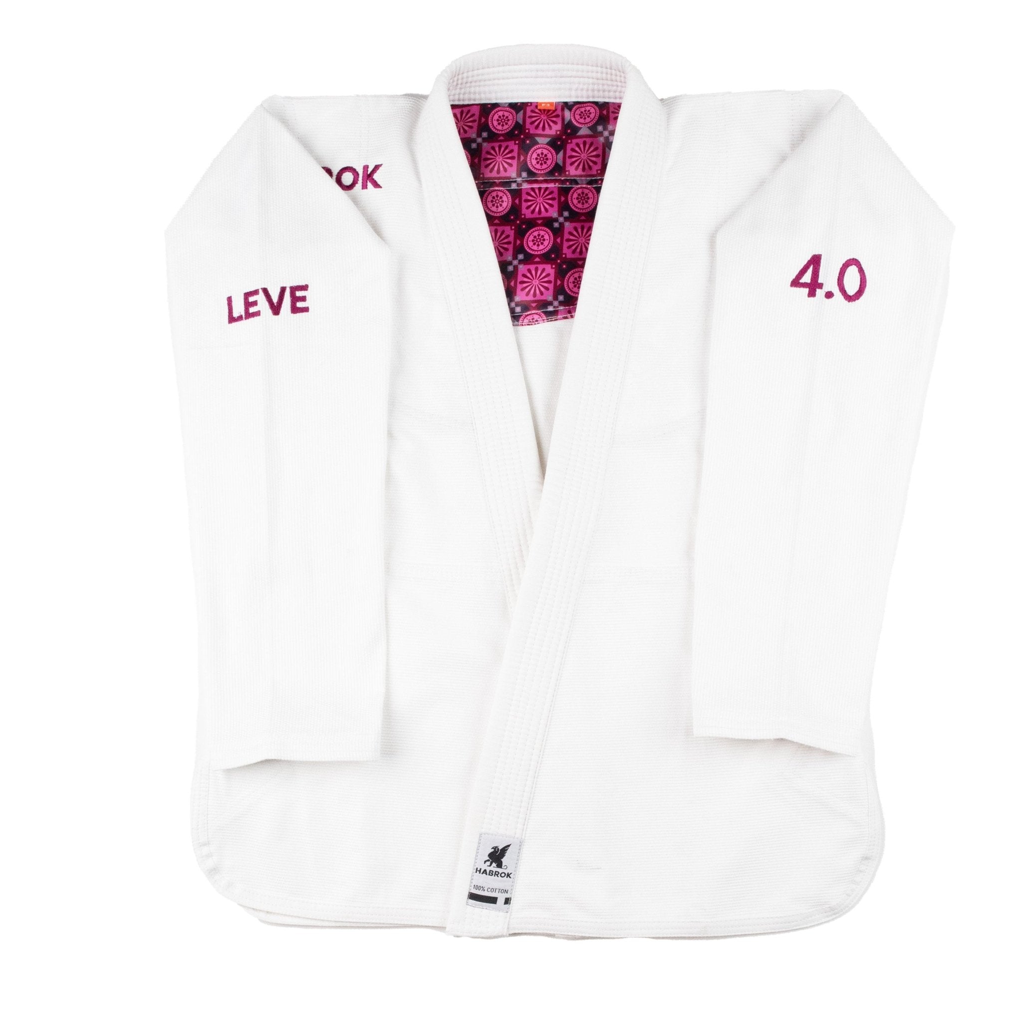 Leve 4.0 | Comp Cut | Premium Ultra Light Weight | WHITE Jiu Jitsu Gi