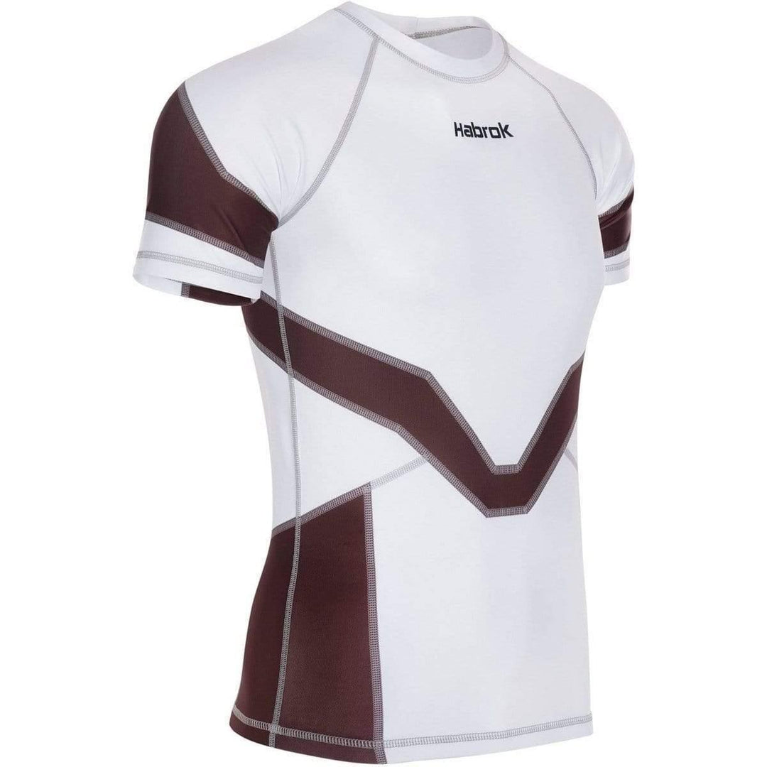 Transform 2.0 | Ranked Rash Guard Women | Half Sleeve BROWN Rash Guard
