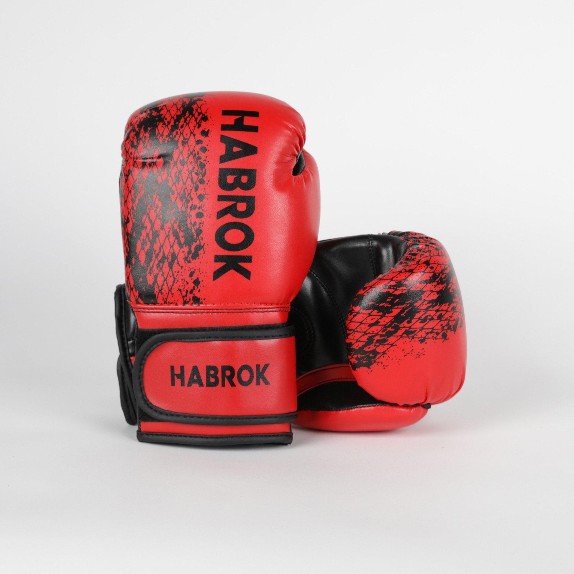 X1 | Kids Boxing Gloves | Habrok | Red RED Boxing Gloves