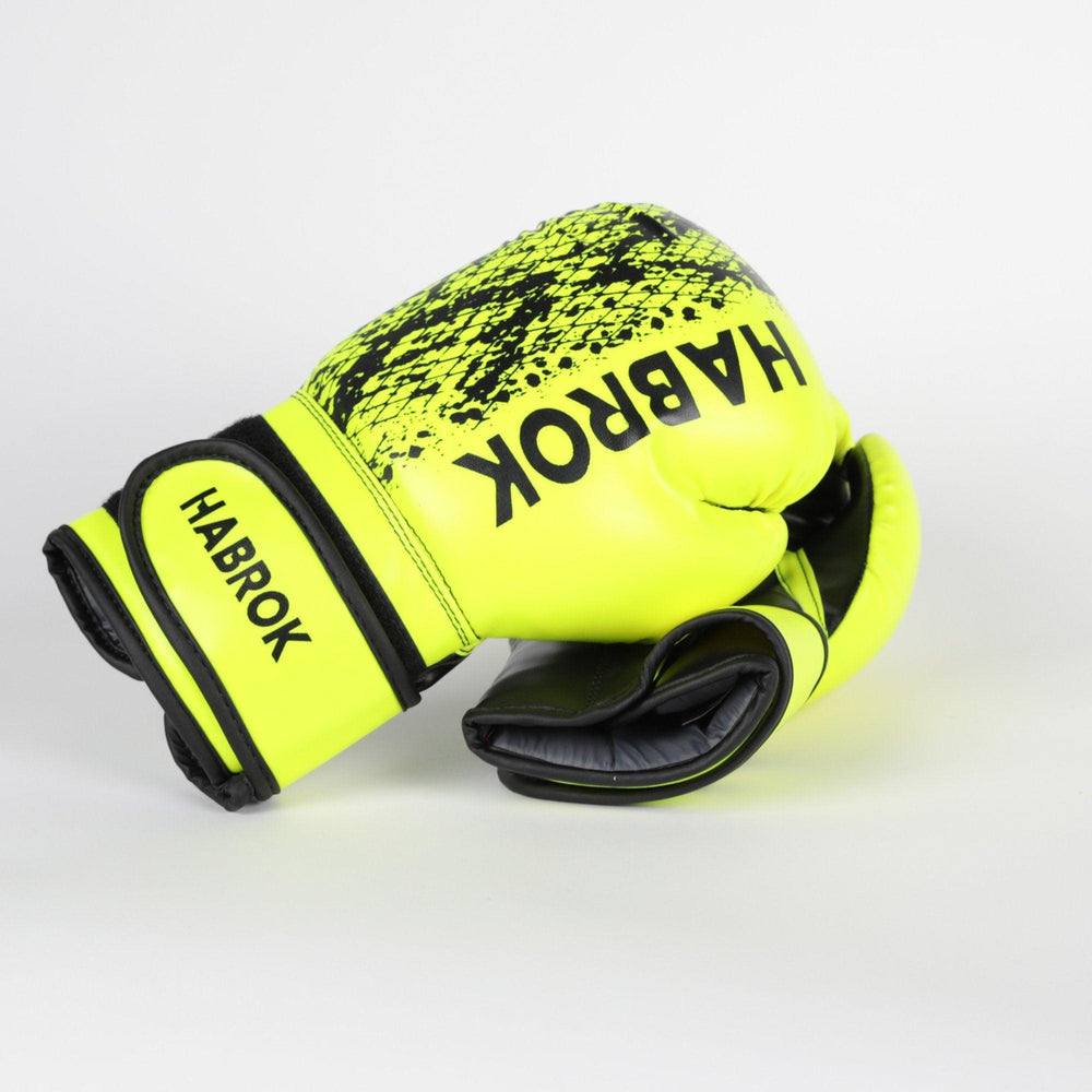 X1 | Kids Boxing Gloves | Habrok | Yellow Boxing Gloves