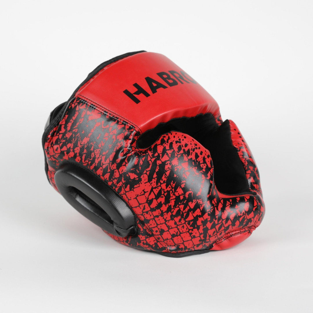 X1 | Youth | Head Guard | Red | Habrok | MMA | Boxing | Muay Thai RED head guard